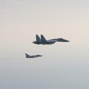 Två av de ryska planen som kränkte svenskt luftrum öster om Gotland 1 mars 2022 var av samma modell som det aktuella ryska planet: SU-27.