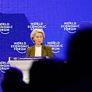 Ursula von der Leyen i Davos. 