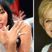 Australiens Dami Im och danska jurymedlemmen Hilda Heick