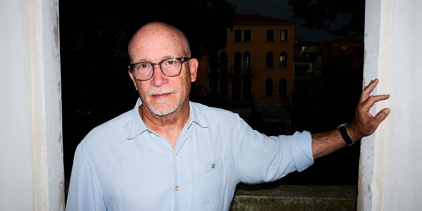 Regissören Alex Gibney under Venedigs filmfestival tidigare i höst.