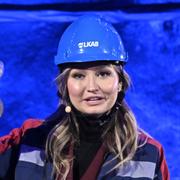  Energi- och näringsminister Ebba Busch (KD) håller pressträff vid LKAB i Kiruna.