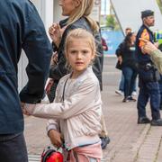 Prinsessan Estelle med föräldrar på plats i Ullevi