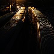 Illustrationsbild på tåg vid Kazanstationen. 