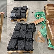 Tullverkets bild på det smugglade knarket.