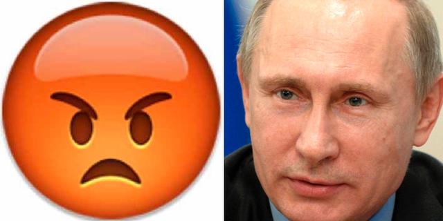 Utrikesminister beskrev Putin med en arg emoji - Omni