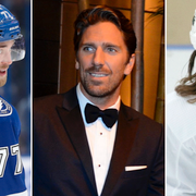 Victor Hedman, Henrik Lundqvist och Erik Karlsson.