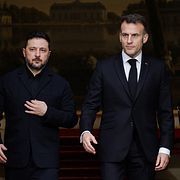 Zelenskyj och Macron.