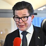Andreas Norlén i riksdagen, arkivbild från 18 september.