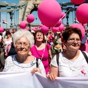 Manifestation för att främja förebyggande av cancer, Ungern 2015. 