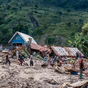 Bild från Nyamukubi i den södra provinsen i Kongo-Kinshasa. Moses Sawasawa / AP