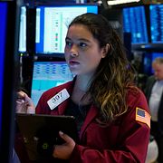 Investerare på Wall Street. Arkivbild.
