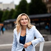Kristdemokraternas partiledare Ebba Busch.
