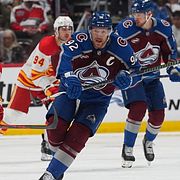 Gabriel Landeskog i nattens match.