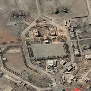 En satellitbild av en militäranläggning i Isfahan.