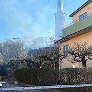 En av bränderna.