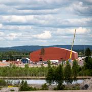 20250610 Stålverket Stegra Green Steel i Boden. Vätgasproduktionsenheten vid Stegra. Det nya stålverket ska producera fossilfritt stål.