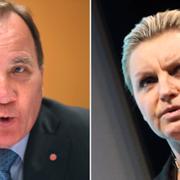 Stefan Löfven och Maria Abrahamsson.