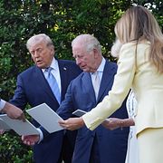Kungaparet Charles och Camilla är i USA för att träffa Donald Trump.