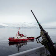 Franska fartyg i Arktis.