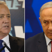 Gantz och Netanyahu.