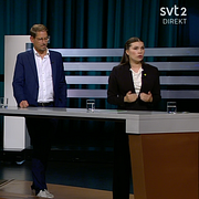 Lawen Redar (S), Tony Haddou (V), Niels Paarup-Petersen (C) och Annika Hirvonen (MP).