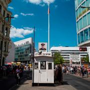 Checkpoint Charlie i Berlin.