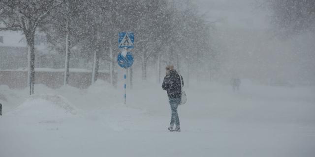Snöoväder i Kalmar 2018. Illustrationsbild. Martina Holmberg / TT
