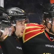 Brynäs Aaron Palushaj gör 3-1 målet till Brynäs under tisdagens kvartsfinal.