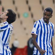 Mikel Oyarzabal och Alexander Isak. 