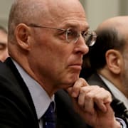 Arkivbild från 2008:  Paulson och Bernanke. 