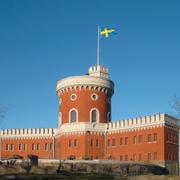 Kastellet med flaggan.