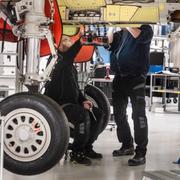 Arkivbild från 2023: Saab i Linköping tillverkar flygplanet Gripen E.