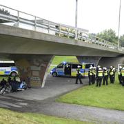 Bilder från förra årets oroligheter på den eritreanska festivalen.