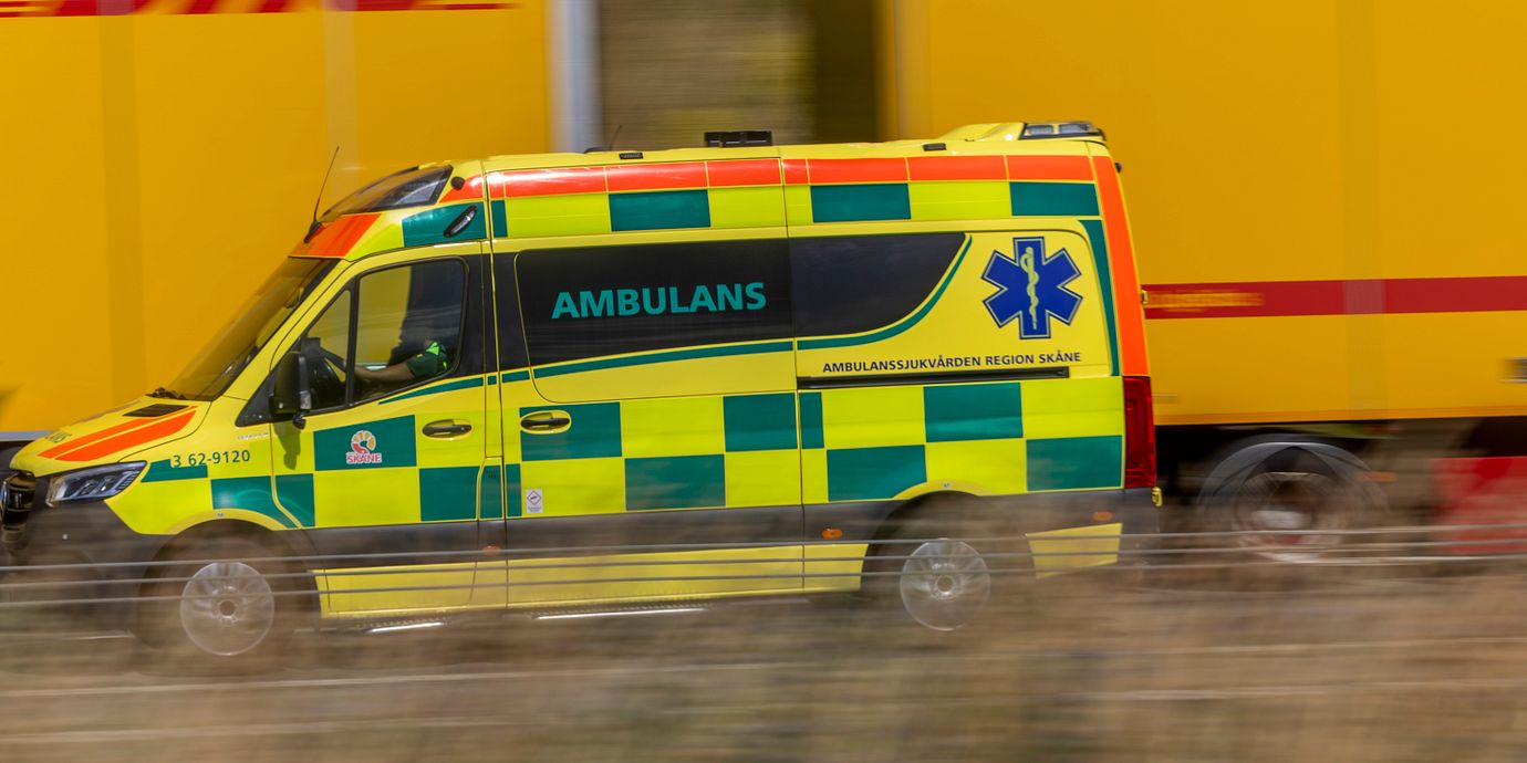 Arkivbild. Ambulans.