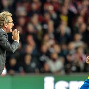 Erik Hamrén och Sebastian Larsson