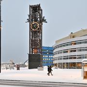 Nya stadskärnan i Kiruna. 