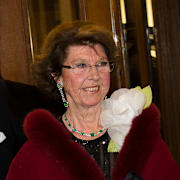  Prinsessan Désirée i samband med ett högtidlighållande av drottning Silvias 70-årsdag. 