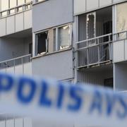 Arkivbild från explosionen