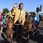 Botswanas expresident Ian Khama.