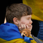 Ukrainsk pojke, arkivbild. 