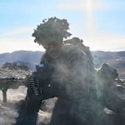 Danska soldater under en Natoövning på Grönland tidigare i höstas.