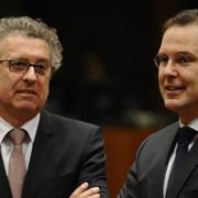 Luxemburgs finansminister Pierre Gramegna och Anders Borg