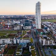  Västra Hamnen i Malmö med Turning Torso.