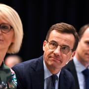 Moderaternas ekonomisk-politiske talesperson Elisabeth Svantesson och Ulf Kristersson. 