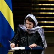 Ann Linde (S) på besök i Iran.