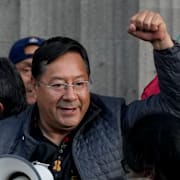 Luis Arce under sin tid som president.