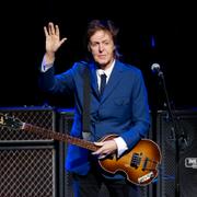  Paul McCartney under en konsert i Texas 2014. 