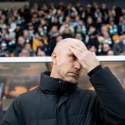  Malmös tränare Henrik Rydström under lördagens fotbollsmatch i allsvenskan mellan Västerås SK FK och Malmö FF på Hitachi Energy Arena. 