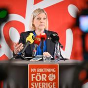 Socialdemokraternas partiledare Magdalena Andersson.