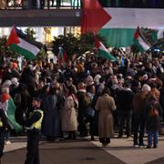 Sergels torg i Stockholm, 7 oktober. 